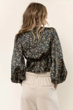 Brand new π DRESS FORUM Ellie Floral Top In Teal β 7 DRESS FORUM Ellie Floral Top In Teal