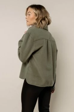 THINGS BETWEEN Tops Aspen Button Down Shacket