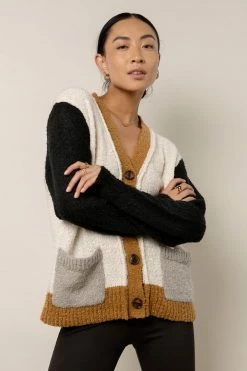 Be Cool Manufacture Camryn Knitted Cardigan Sweater