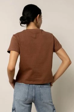WORUI Be My Baby Tee In Brown