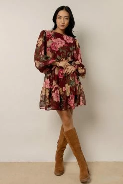 Flying Tomato Dresses Marco Floral Mini Dress