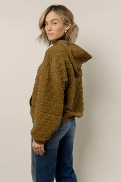 THINGS BETWEEN Madalynn Hooded Pullover Tops