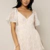 WELLMADE INC New Arrivals Hallie Midi Dress In Cream