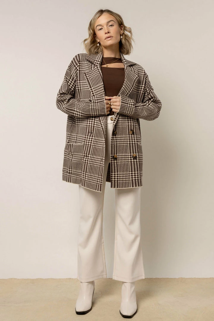 Buy π TEA N ROSE Korra Houndstooth Blazer Tops β¨ 2 TEA N ROSE Korra Houndstooth Blazer Tops