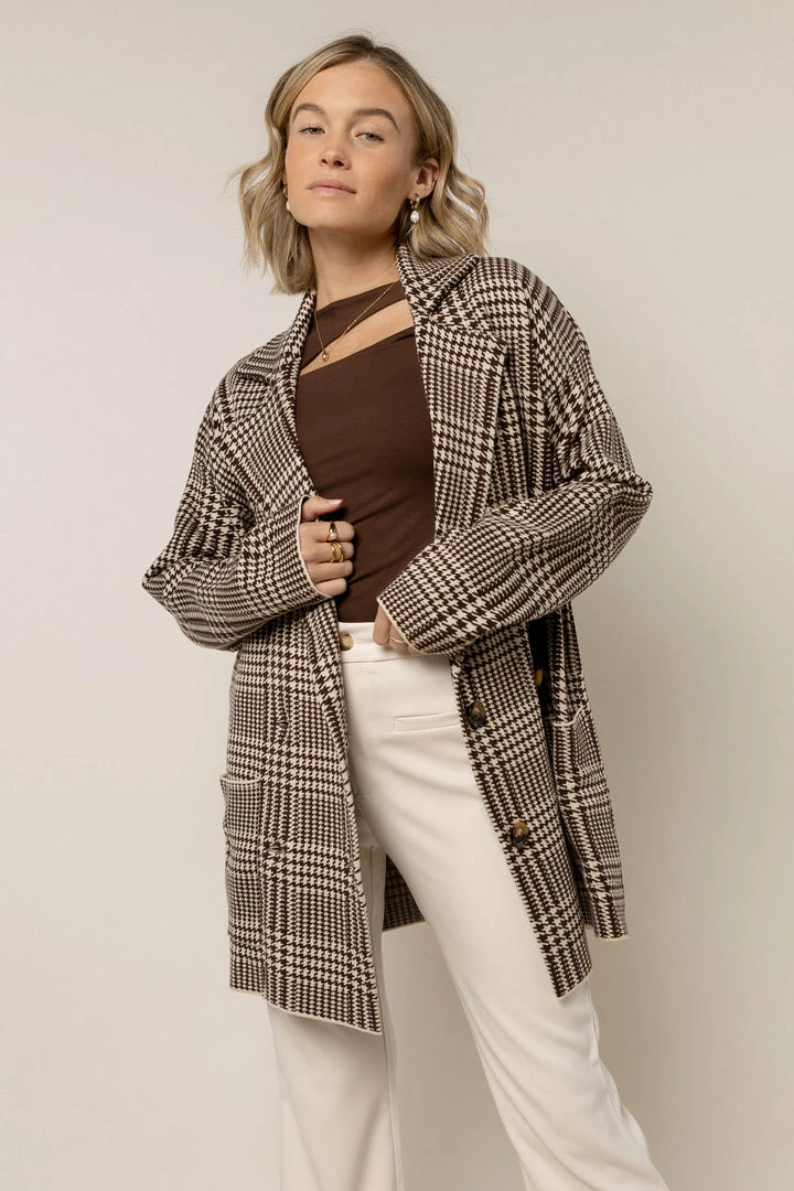 Buy π TEA N ROSE Korra Houndstooth Blazer Tops β¨ 5 TEA N ROSE Korra Houndstooth Blazer Tops