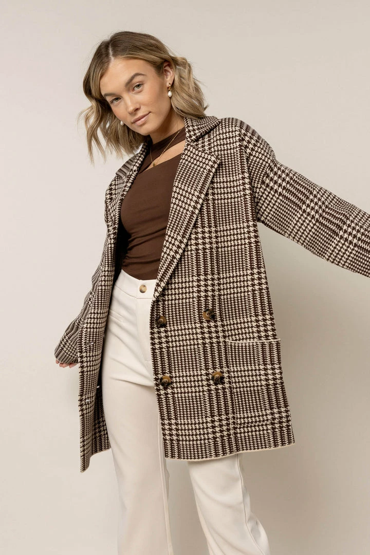 Buy π TEA N ROSE Korra Houndstooth Blazer Tops β¨ 1 TEA N ROSE Korra Houndstooth Blazer Tops