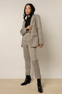 TEA N ROSE Hunter Plaid Blazer