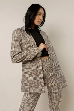 Best Sale π TEA N ROSE Hunter Plaid Blazer β¨ 9 TEA N ROSE Hunter Plaid Blazer