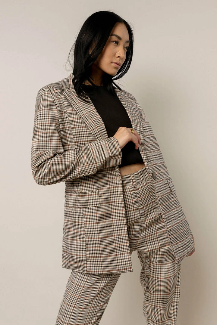 Best Sale π TEA N ROSE Hunter Plaid Blazer β¨ 4 TEA N ROSE Hunter Plaid Blazer
