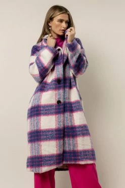 New π A PEACH Mira Oversized Plaid π§₯ Coat - FINAL SALE π 7 A PEACH Mira Oversized Plaid Coat - FINAL SALE