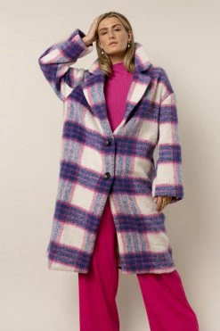 New π A PEACH Mira Oversized Plaid π§₯ Coat - FINAL SALE π 8 A PEACH Mira Oversized Plaid Coat - FINAL SALE