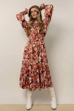 DRESS FORUM Haleigh Floral Maxi Dress