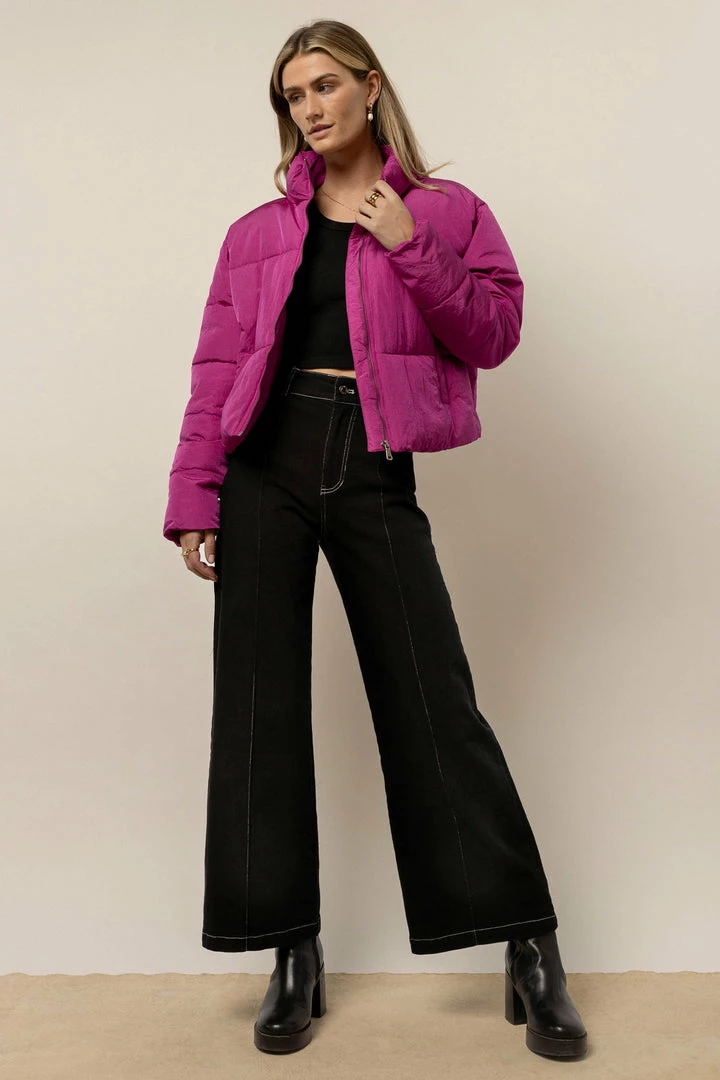 Cheapest 🌟 HYFVE New Arrivals Caitlyn Puffer Jacket In Fuschia 🤩 4 HYFVE New Arrivals Caitlyn Puffer Jacket In Fuschia