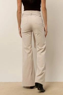 Flying Tomato Midge Flare Pants In Beige