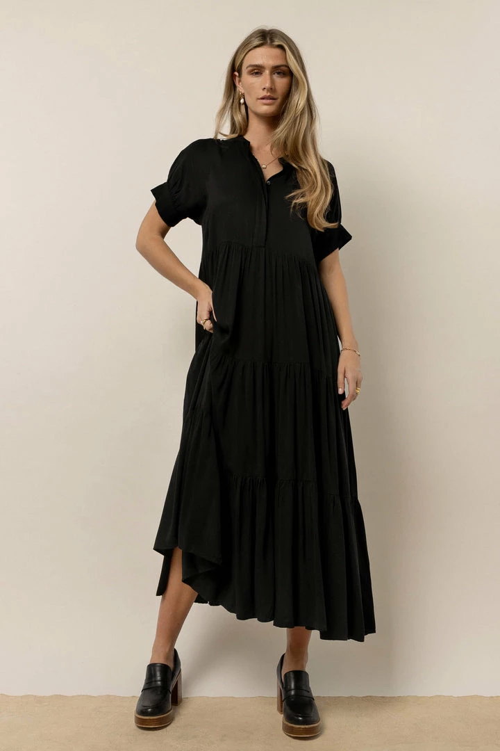 Coupon β€οΈ Fore Collection Amanda Tiered π Dress In Black π Dresses π 2 Fore Collection Amanda Tiered Dress In Black Dresses