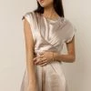 WORUI Rosalind Midi Dress In Champagne