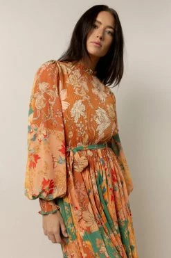 Flying Tomato Trudy Floral Midi Dress