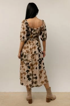 CALISTA Kaylee Floral Midi Dress Dresses