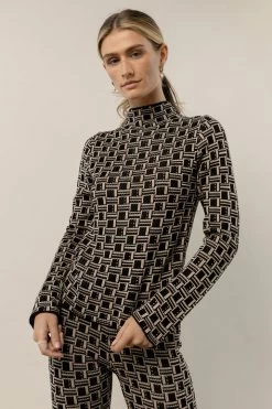 FATE INC Sweaters Jayda Mock Neck Top