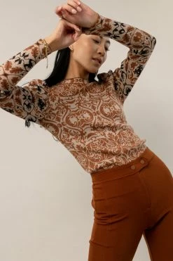 Flying Tomato Tops Kienna Mock Neck Top