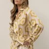 WORUI Liv Hex Print Button Down
