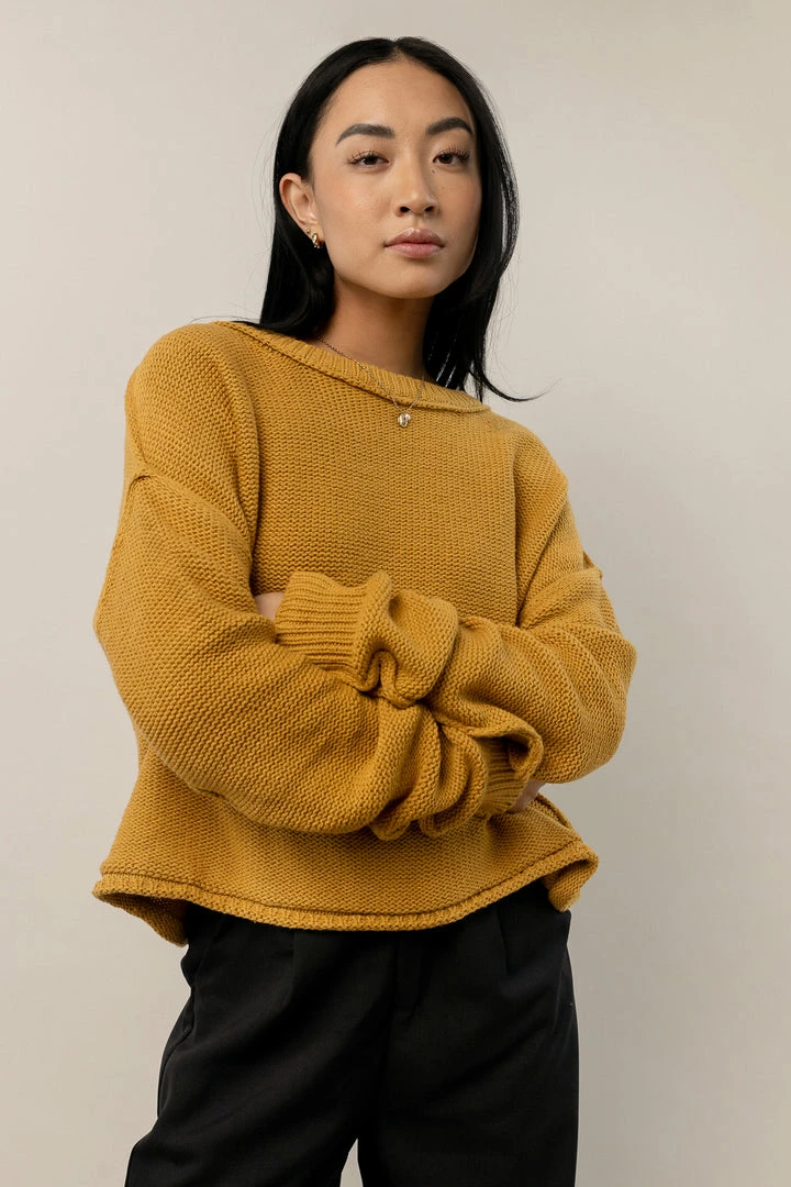 Promo π SINA River Sweater In Mustard Sweaters π 1 SINA River Sweater In Mustard Sweaters
