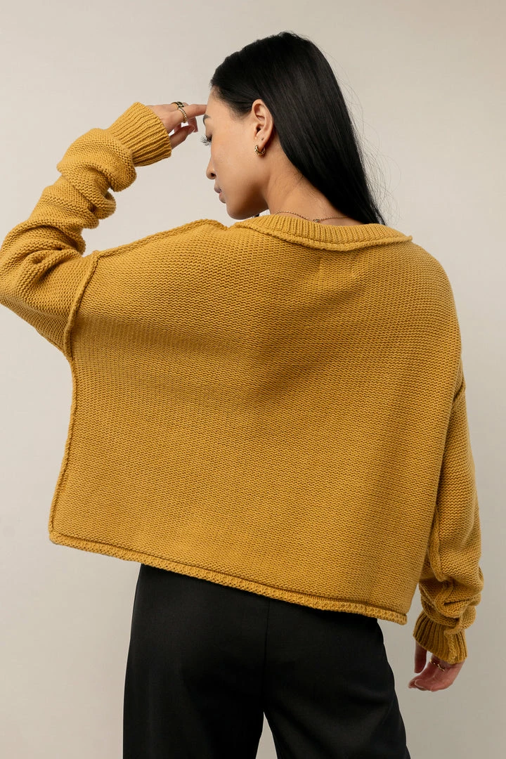 Promo π SINA River Sweater In Mustard Sweaters π 4 SINA River Sweater In Mustard Sweaters