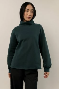 SINA Rocco Pullover In Teal