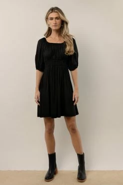 SINA Dresses Rhea Mini Dress In Black