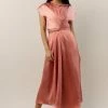 WORUI Dresses Rosalind Midi Dress In Rose