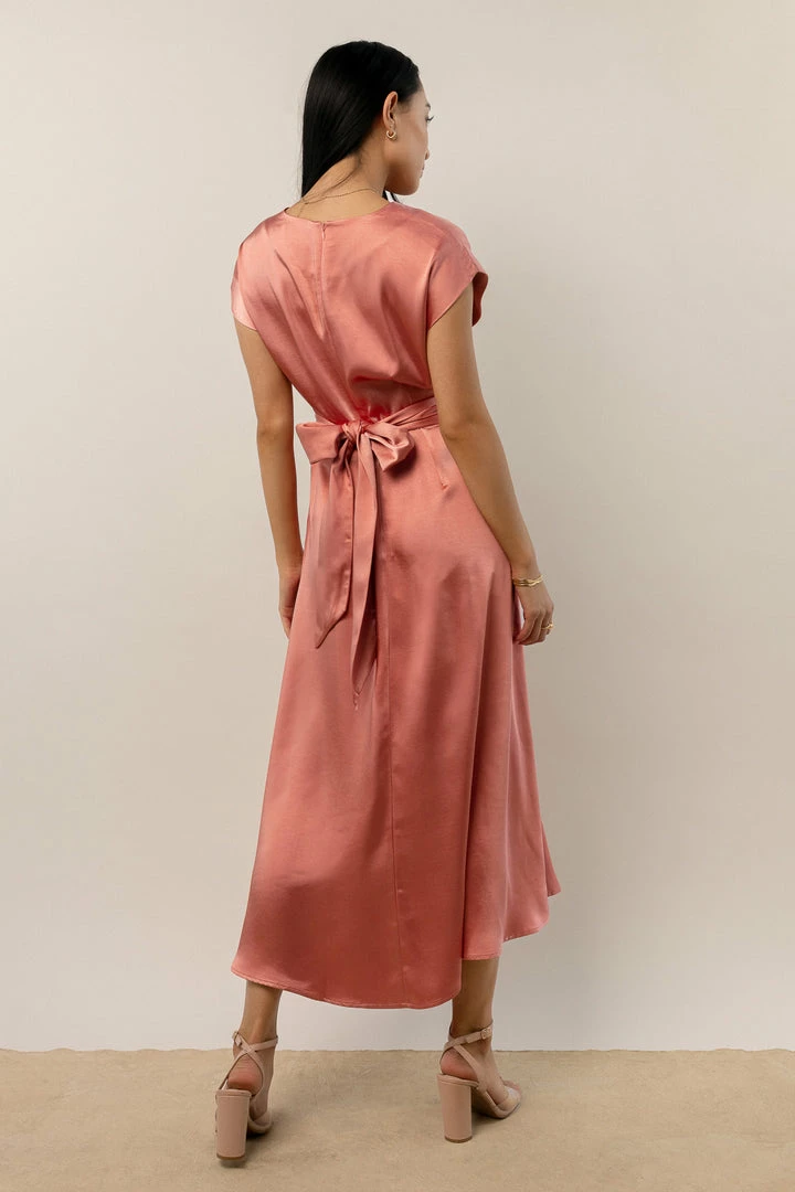New ✔️ WORUI 👗 Dresses Rosalind Midi 👗 Dress In Rose ✨ 4 WORUI Dresses Rosalind Midi Dress In Rose