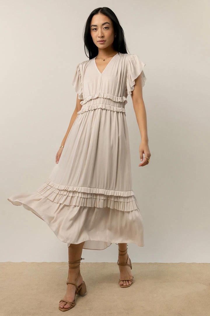 Buy π₯ WORUI π Dresses Willa Ruffle π Dress In Ivory π 1 WORUI Dresses Willa Ruffle Dress In Ivory