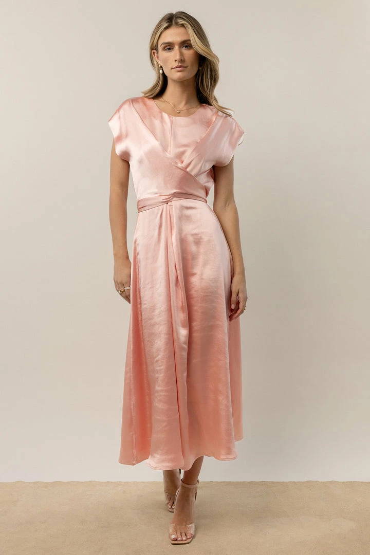 Best Sale ๐ WORUI Rosalind Midi ๐ Dress In Pink ๐ 1 WORUI Rosalind Midi Dress In Pink