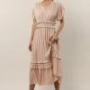 WORUI Dresses Willa Ruffle Dress In Rose