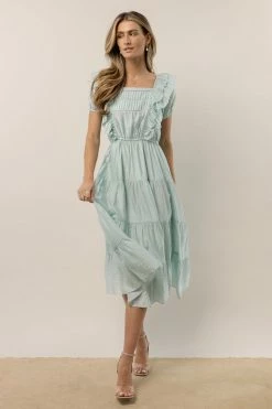 WORUI Laney Midi Dress In Mint Dresses