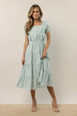 WORUI Laney Midi Dress In Mint Dresses