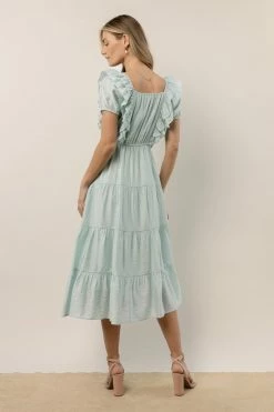 WORUI Laney Midi Dress In Mint Dresses