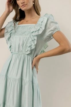 WORUI Laney Midi Dress In Mint Dresses