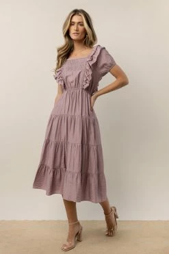 WORUI Laney Midi Dress In Lavender Dresses