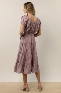 WORUI Laney Midi Dress In Lavender Dresses