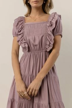 WORUI Laney Midi Dress In Lavender Dresses