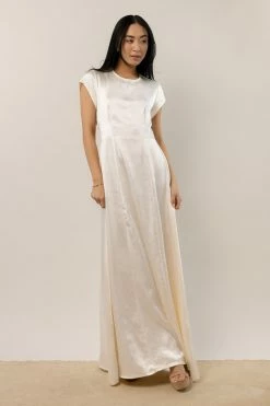 WORUI Lucille Maxi Dress In Ivory Dresses