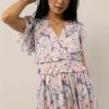 WORUI Willa Ruffle Dress In Pink Floral