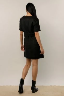 LEIA N CO Vernon Mini Dress In Black
