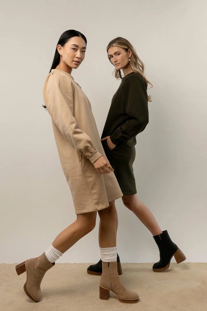 Flash Sale βοΈ VERO MODA Everard Sweater π Dress In Tan - FINAL SALE π 3 VERO MODA Everard Sweater Dress In Tan - FINAL SALE