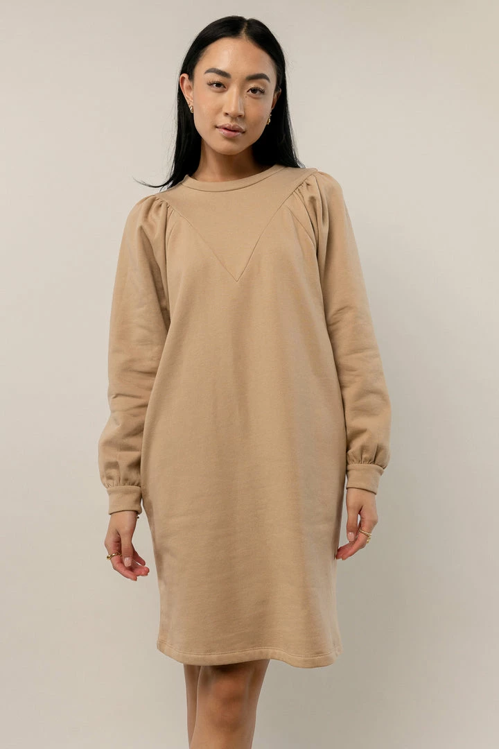 Flash Sale βοΈ VERO MODA Everard Sweater π Dress In Tan - FINAL SALE π 2 VERO MODA Everard Sweater Dress In Tan - FINAL SALE