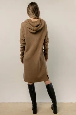 VERO MODA Elton Sweater Dress In Brown New Arrivals