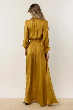 AaKaa Dresses Meadow Maxi Dress In Mustard