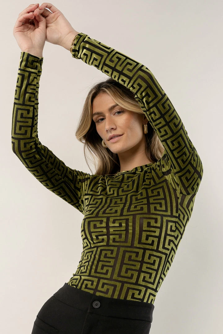 Hot Sale ๐ฅ LUMIERE Leesa Top In Moss - FINAL SALE ๐ฅ 5 LUMIERE Leesa Top In Moss - FINAL SALE