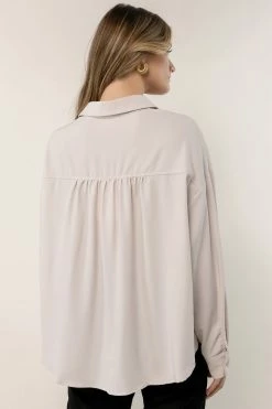 LUMIERE Tops Willow Button Up Top